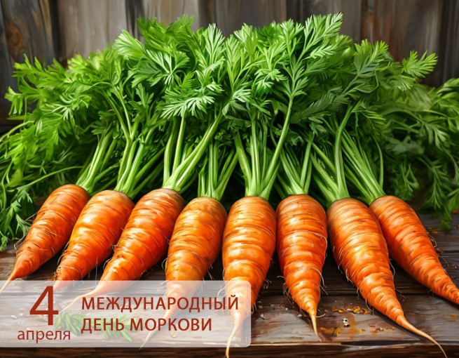 4 апреля «Международный день моркови» 4 апреля «Международный день моркови».